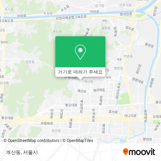 계산동 지도