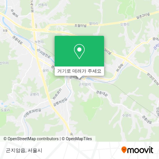 곤지암읍 지도