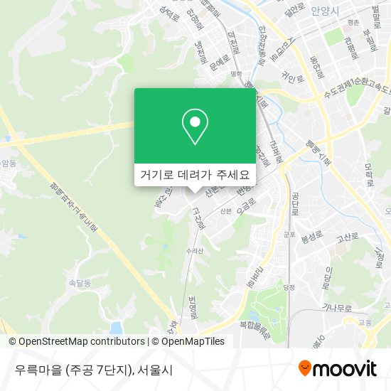 우륵마을 (주공 7단지) 지도