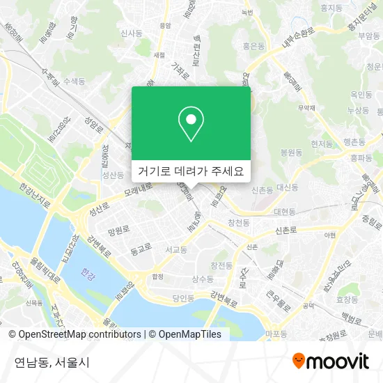 연남동 지도