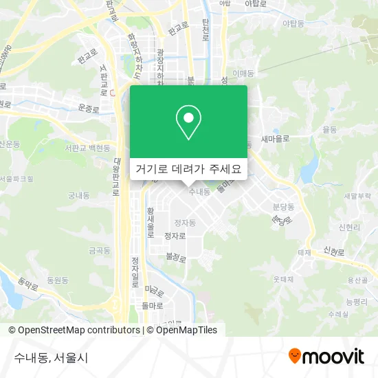 수내동 지도