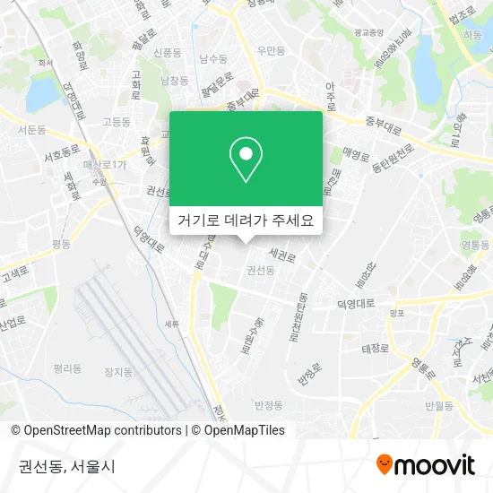 권선동 지도