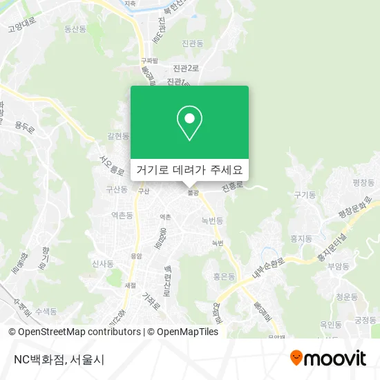 NC백화점 지도