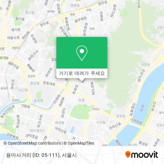 용마사거리 (ID: 05-111) 지도