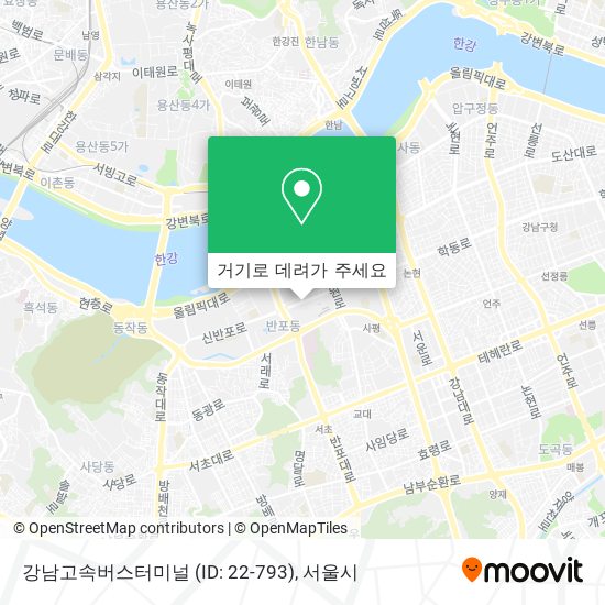 강남고속버스터미널 (ID: 22-793) 지도