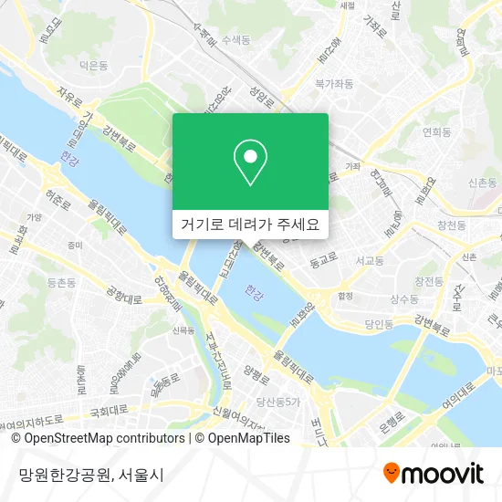 망원한강공원 지도