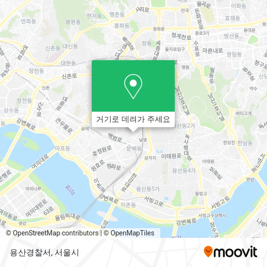용산경찰서 지도