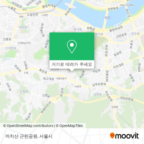 까치산 근린공원 지도