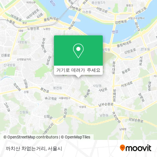 까치산 차없는거리 지도