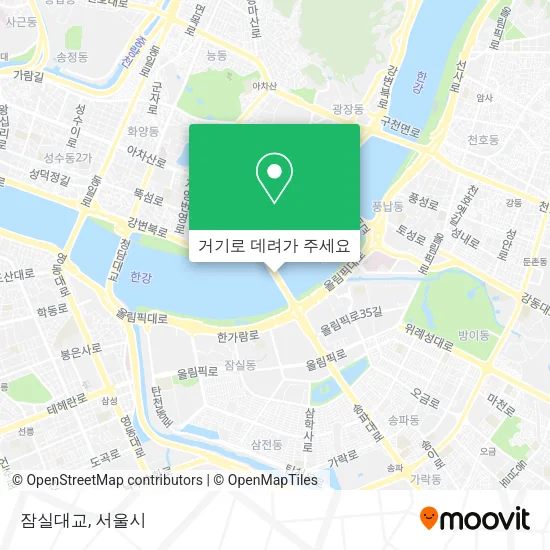 잠실대교 지도