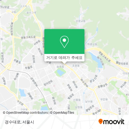 경수대로 지도