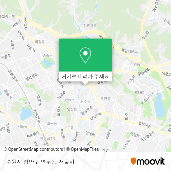 수원시 장안구 연무동 지도