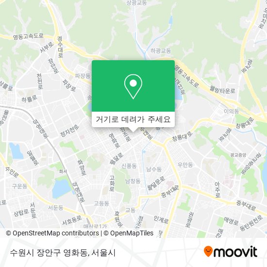수원시 장안구 영화동 지도