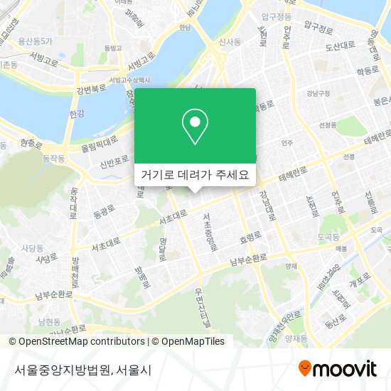 서울중앙지방법원 지도
