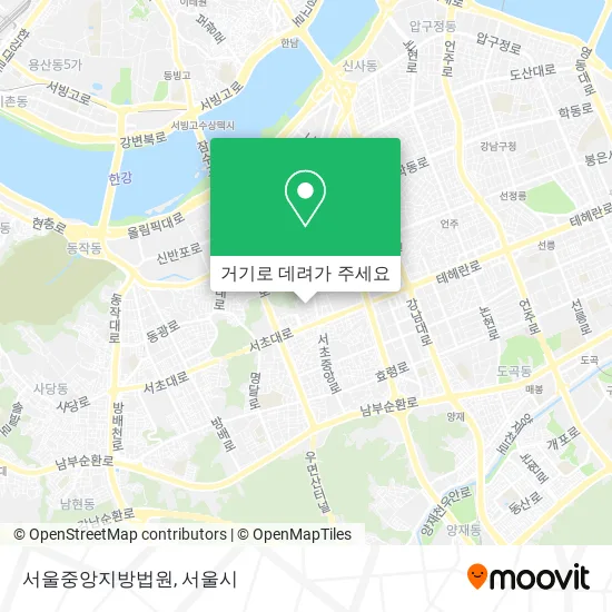 서울중앙지방법원 지도