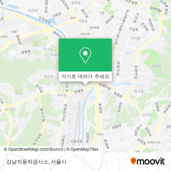 강남자동차검사소 지도