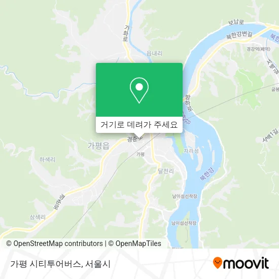 가평 시티투어버스 지도