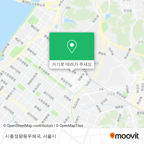 시흥정왕동우체국 지도