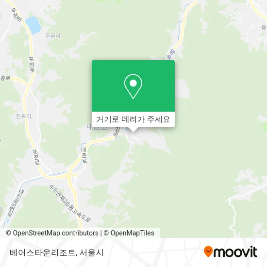 베어스타운리조트 지도
