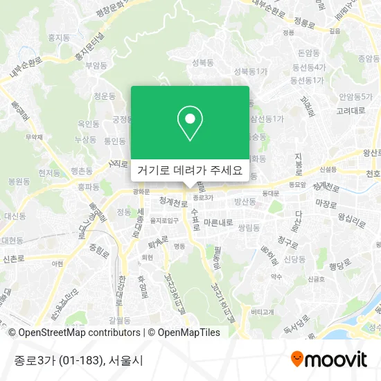 종로3가 (01-183) 지도