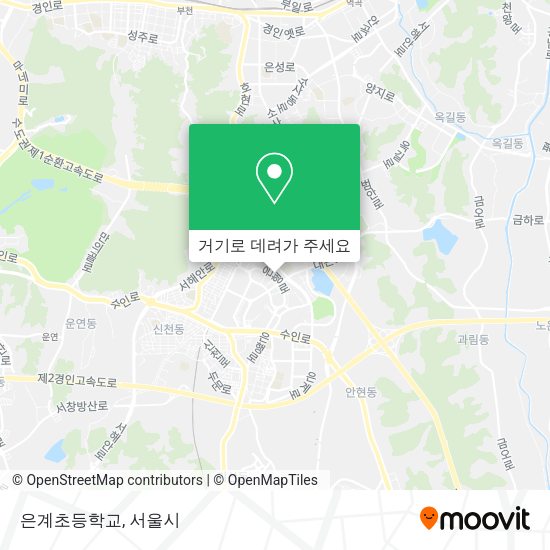 은계초등학교 지도