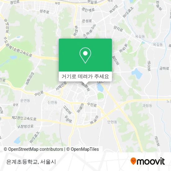 은계초등학교 지도