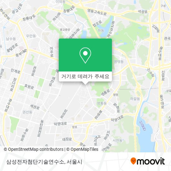 삼성전자첨단기술연수소 지도