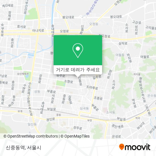 신중동역 지도