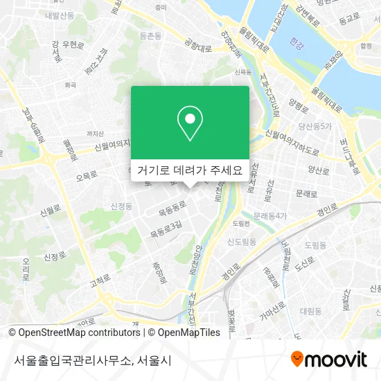 서울출입국관리사무소 지도
