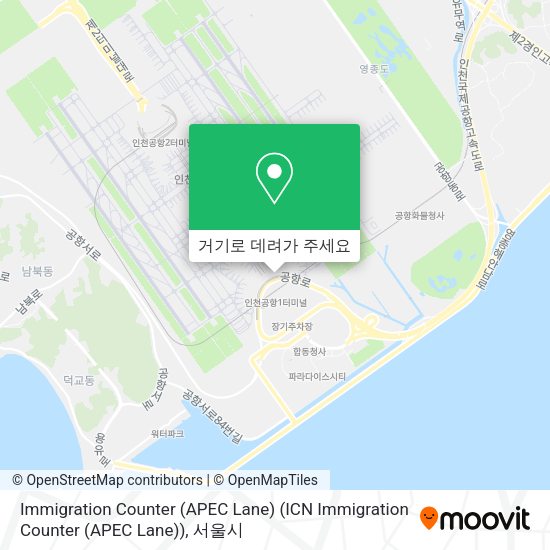 Immigration Counter (APEC Lane) (ICN Immigration Counter (APEC Lane)) 지도