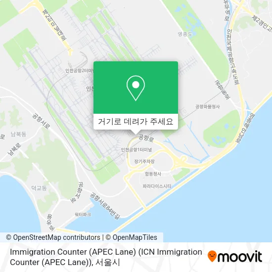 Immigration Counter (APEC Lane) (ICN Immigration Counter (APEC Lane)) 지도