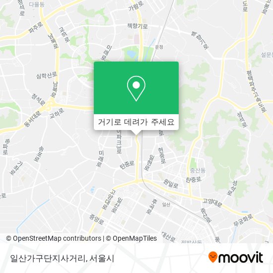 일산가구단지사거리 지도