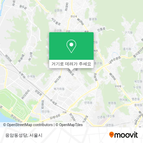 응암동성당 지도