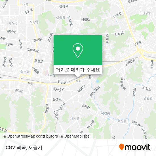 CGV 역곡 지도