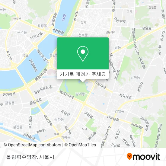 올림픽수영장 지도