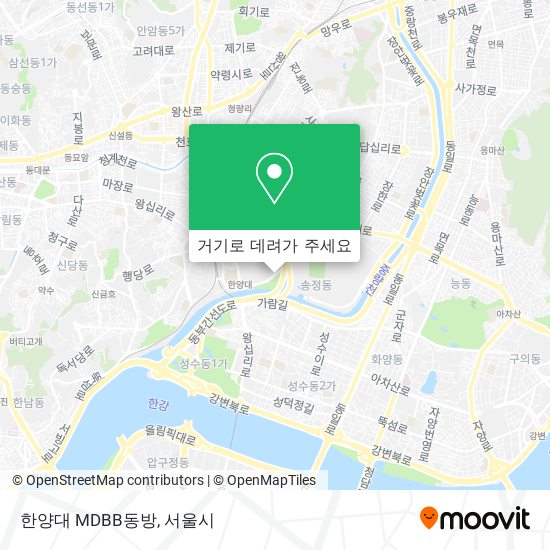 한양대 MDBB동방 지도