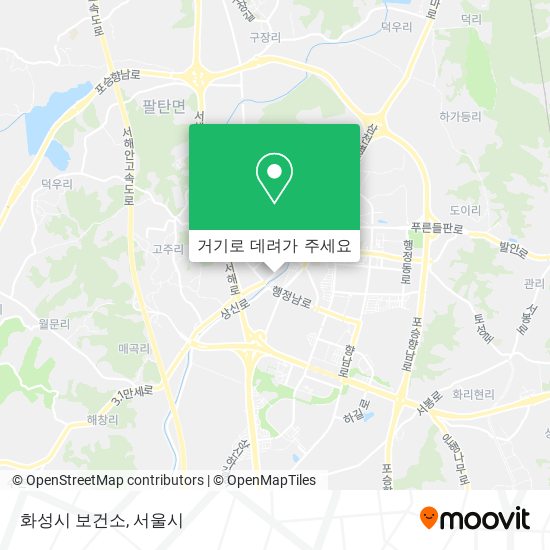 화성시 보건소 지도