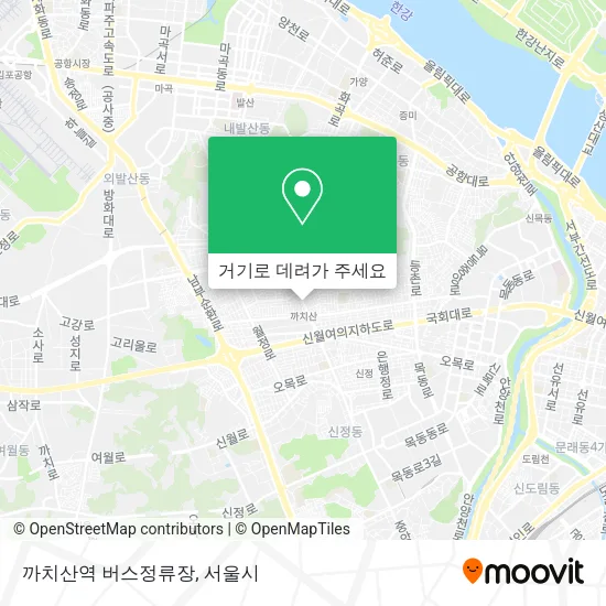 까치산역 버스정류장 지도