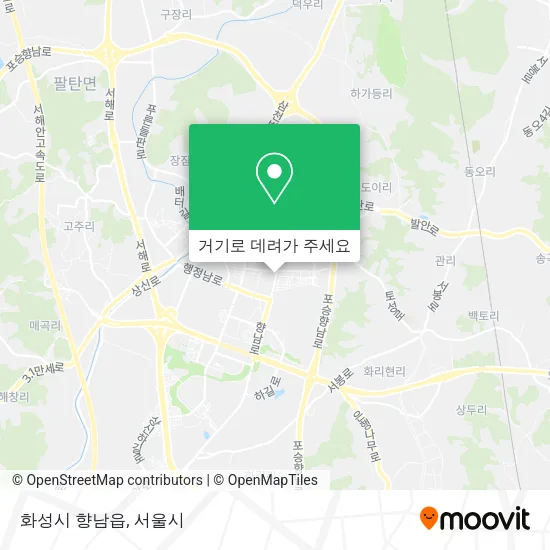 화성시 향남읍 지도