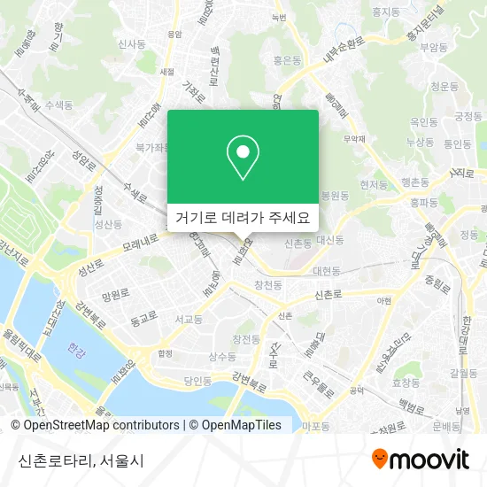 신촌로타리 지도