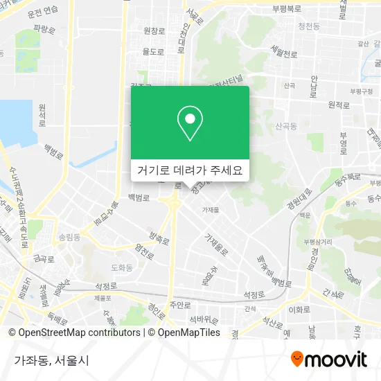 가좌동 지도