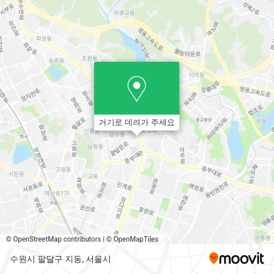 수원시 팔달구 지동 지도
