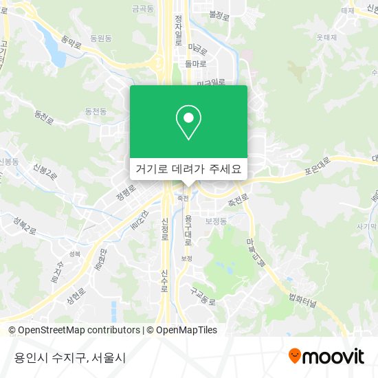 용인시 수지구 지도