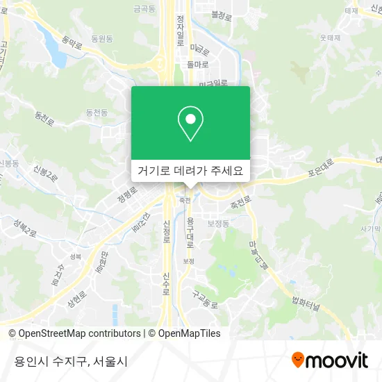 용인시 수지구 지도