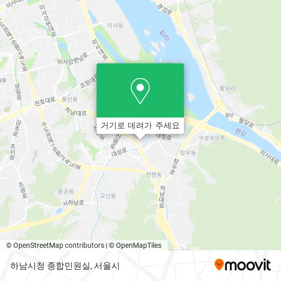 하남시청 종합민원실 지도