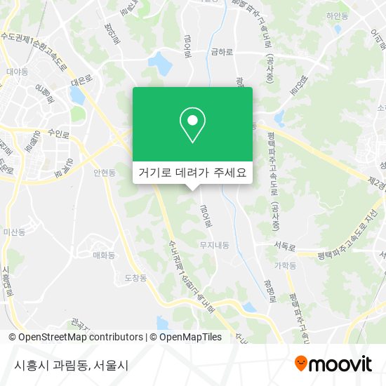 시흥시 과림동 지도