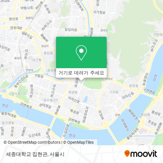 세종대학교 집현관 지도