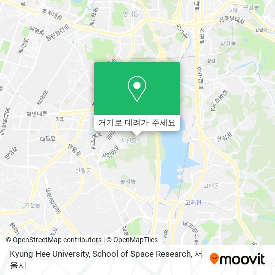 Kyung Hee University, School of Space Research 지도