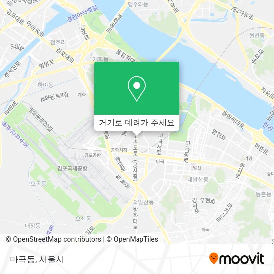 마곡동 지도