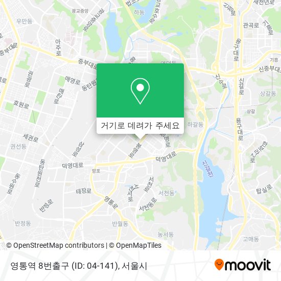영통역 8번출구 (ID: 04-141) 지도